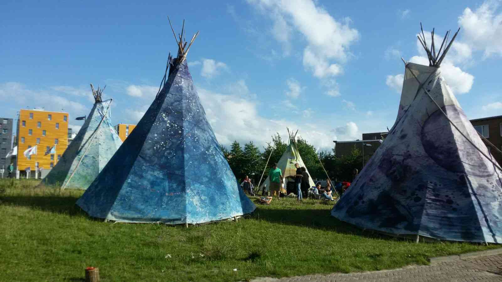 Camp de tentes Peace Tipi Breda