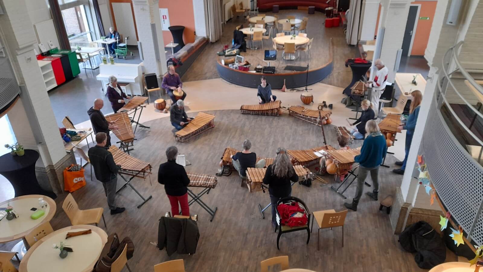 Balafoon Workshop bij een Balafoonmeeting in 2023